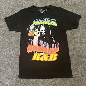 Aaliyah Princess‎ Of R & B T-Shirt Mens Small Short Sleeve Crewneck Black